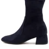 Checkie Dj Navy Stretch Microsuede