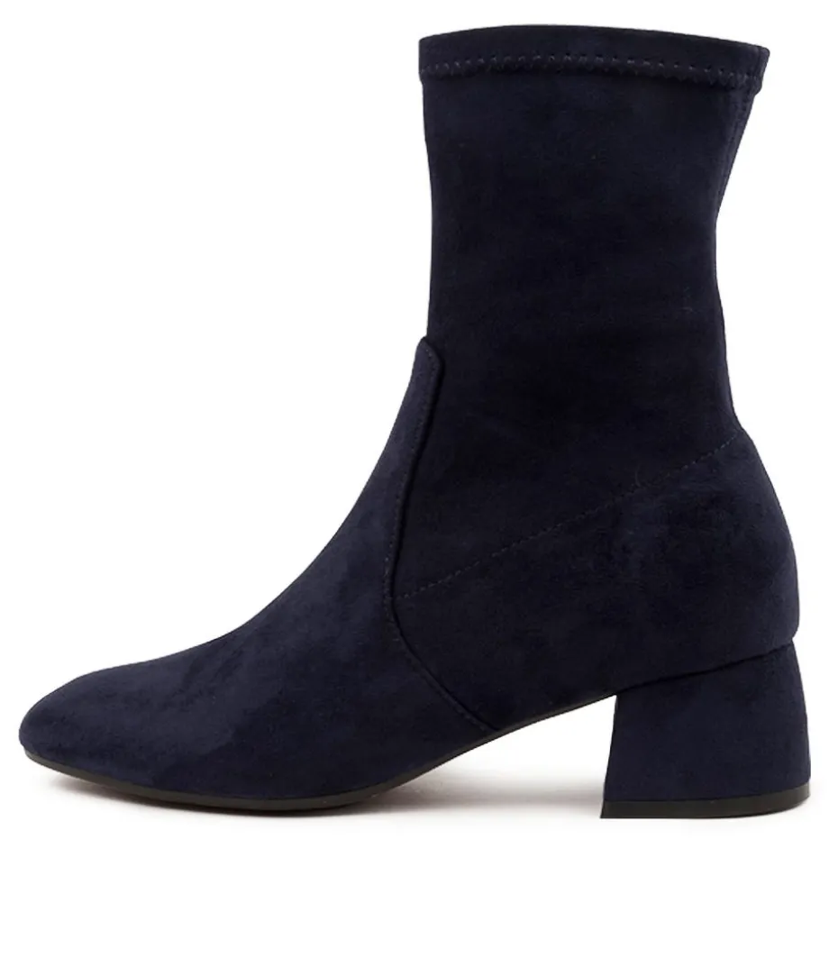 Checkie Dj Navy Stretch Microsuede