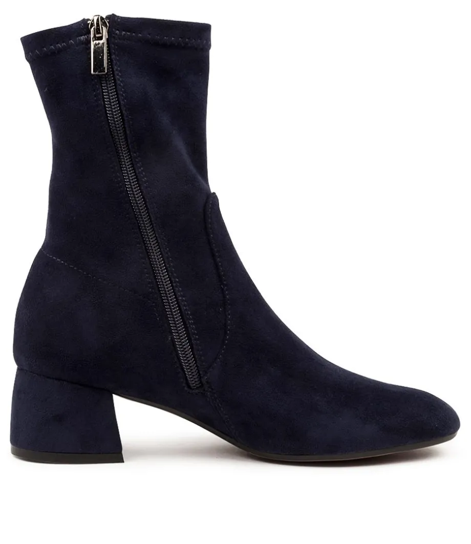 Checkie Dj Navy Stretch Microsuede