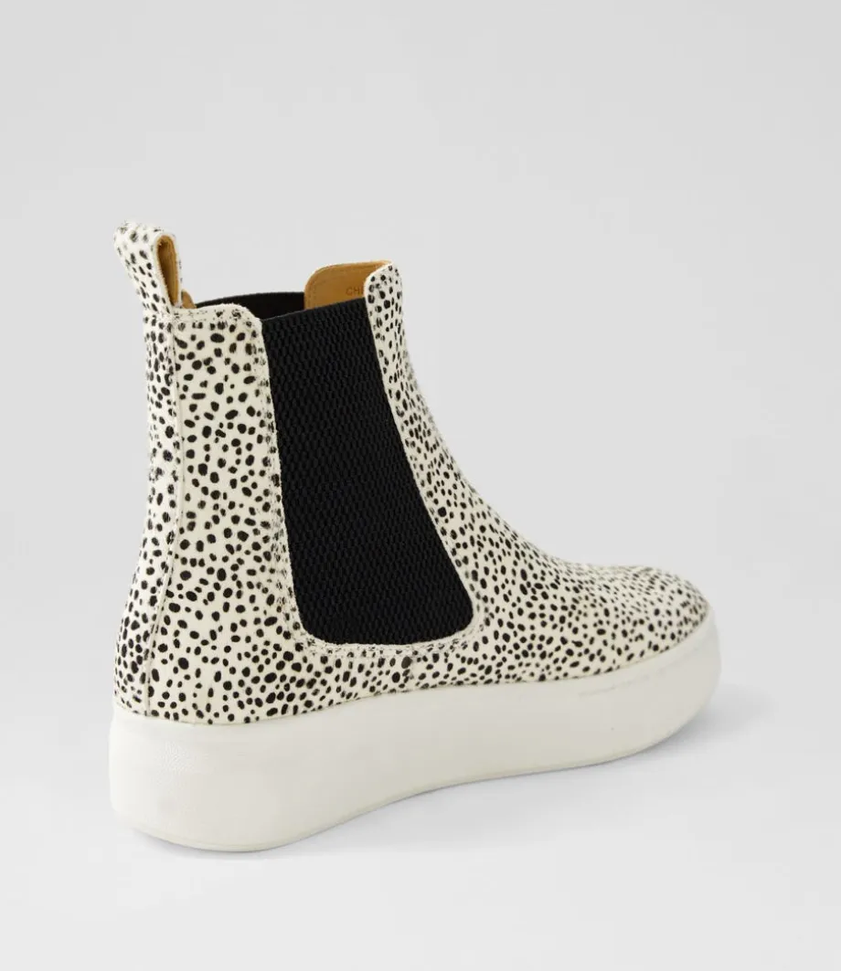 Chelsea City Snow Leopard Pony Chelsea Boots