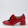 Chiara Dark Red Patent Leather Heels