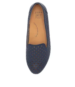 Cindra Xf Navy Leather Loafers