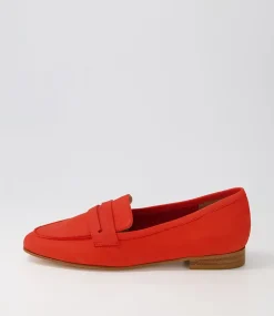 Coco Aperol Leather Loafers