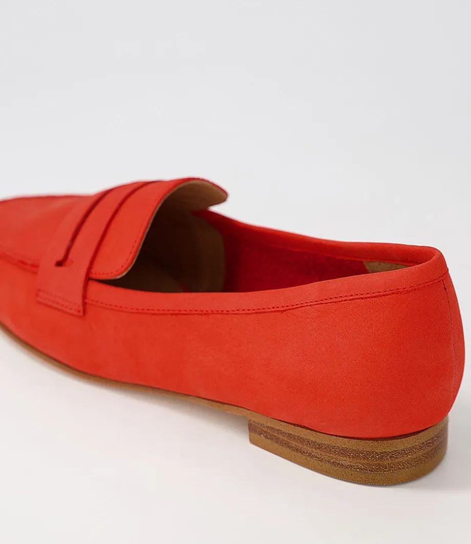 Coco Aperol Leather Loafers