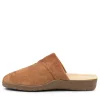 Comfy W Caramel Microsuede Slippers