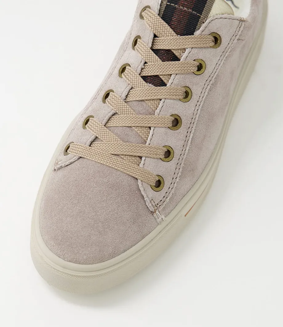 Courtyard 02 Moon Platinum Suede Sneakers