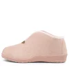 Cuddles W Pale Pink Microsuede Slippers