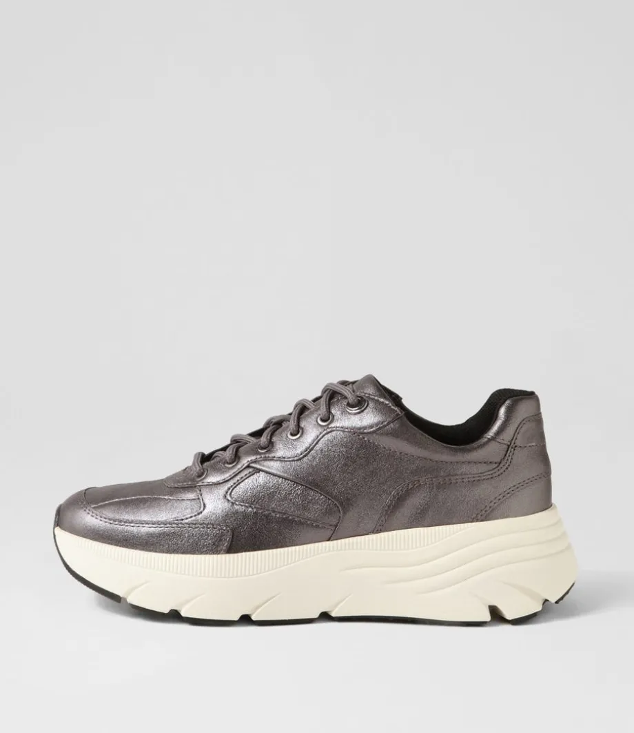 D Diamanta A Gun Leather Sneakers