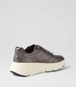 D Diamanta A Gun Leather Sneakers