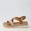 D Eolie D Camel Sand Leather Sandals