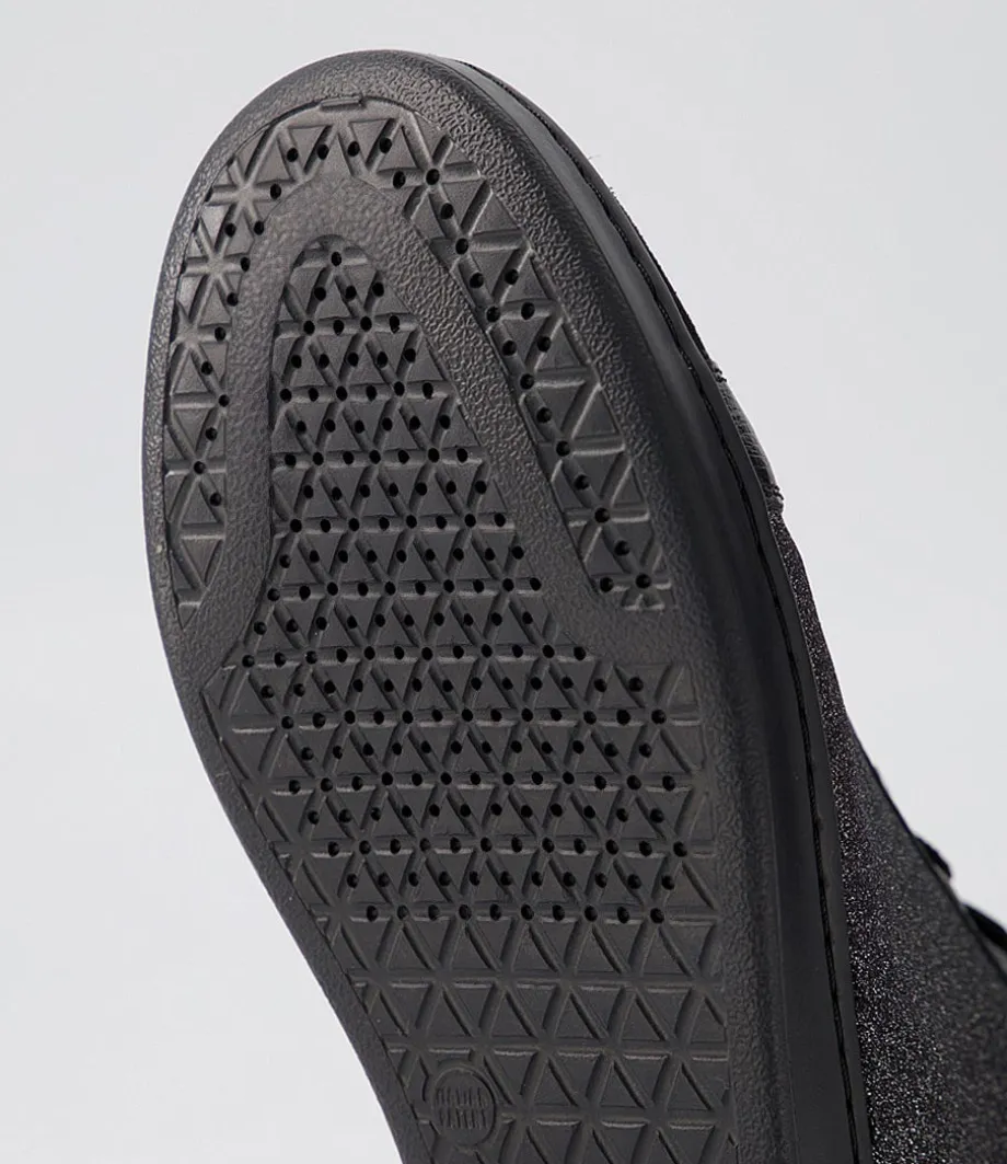 D Jaysen B Black Multi Suede Sneakers