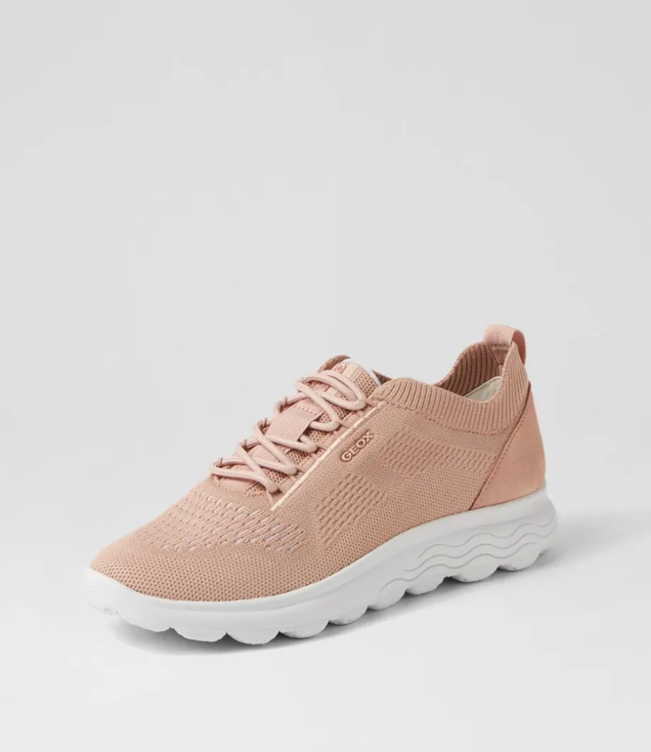 D Spherica A 6K Nude Knit Sneakers