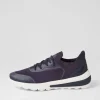 D Spherica Actif A Navy Knit Sneakers