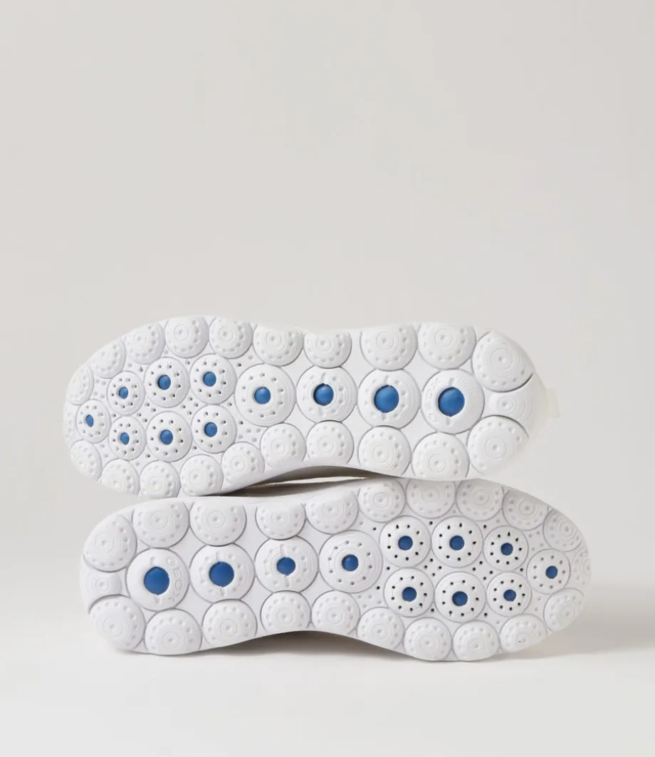 D Spherica D White Leather Sneakers