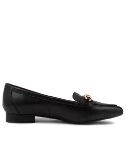 Dae Black Leather Ballet Flats