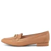 Dae Light Camel Leather Ballet Flats