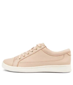 Danni Xf Pale Pink Leather Sneakers