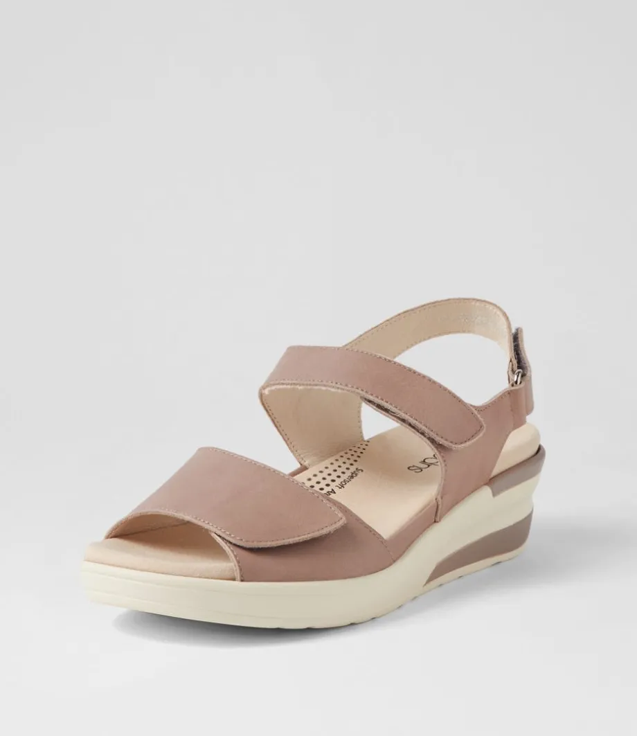 December Mushroom Leather Sandals