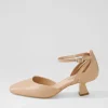 Deone Dark Nude Leather Heels
