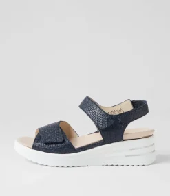 Dina 3 Notte Woven Leather Sandals
