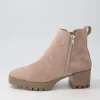 Dinis Mushroom Suede Ankle Boots