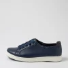 Doha Xf Navy White Leather Sneakers