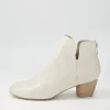 Dollars Almond Leather Ankle Boots
