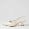 Domina Ivory Patent Leather Heels