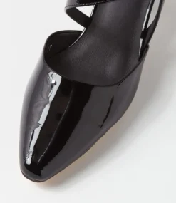 Dovie Black Patent Leather Heels