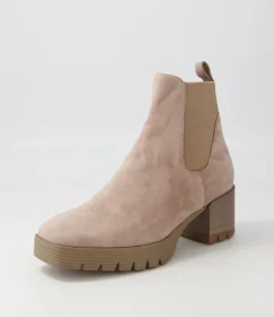 Dunkan Mushroom Suede Chelsea Boots