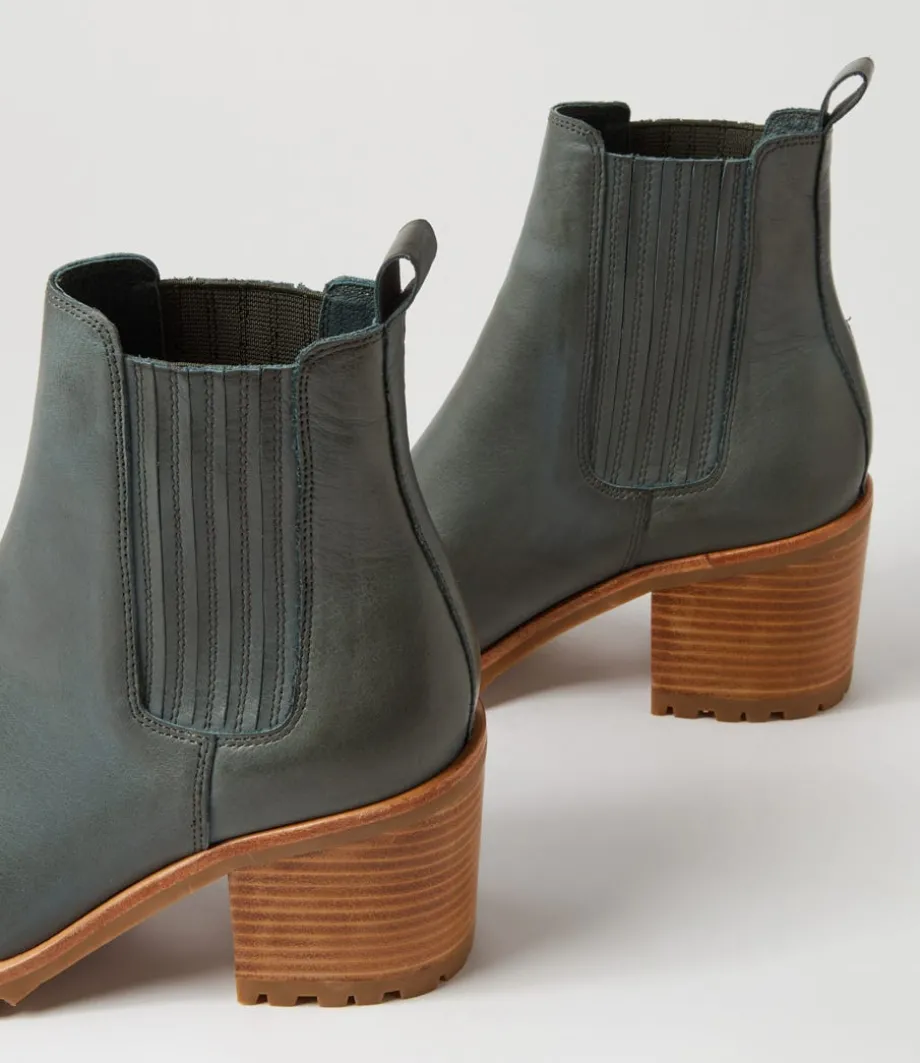Dustee Forest Leather Chelsea Boots
