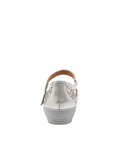 Dusty W Silver Leather