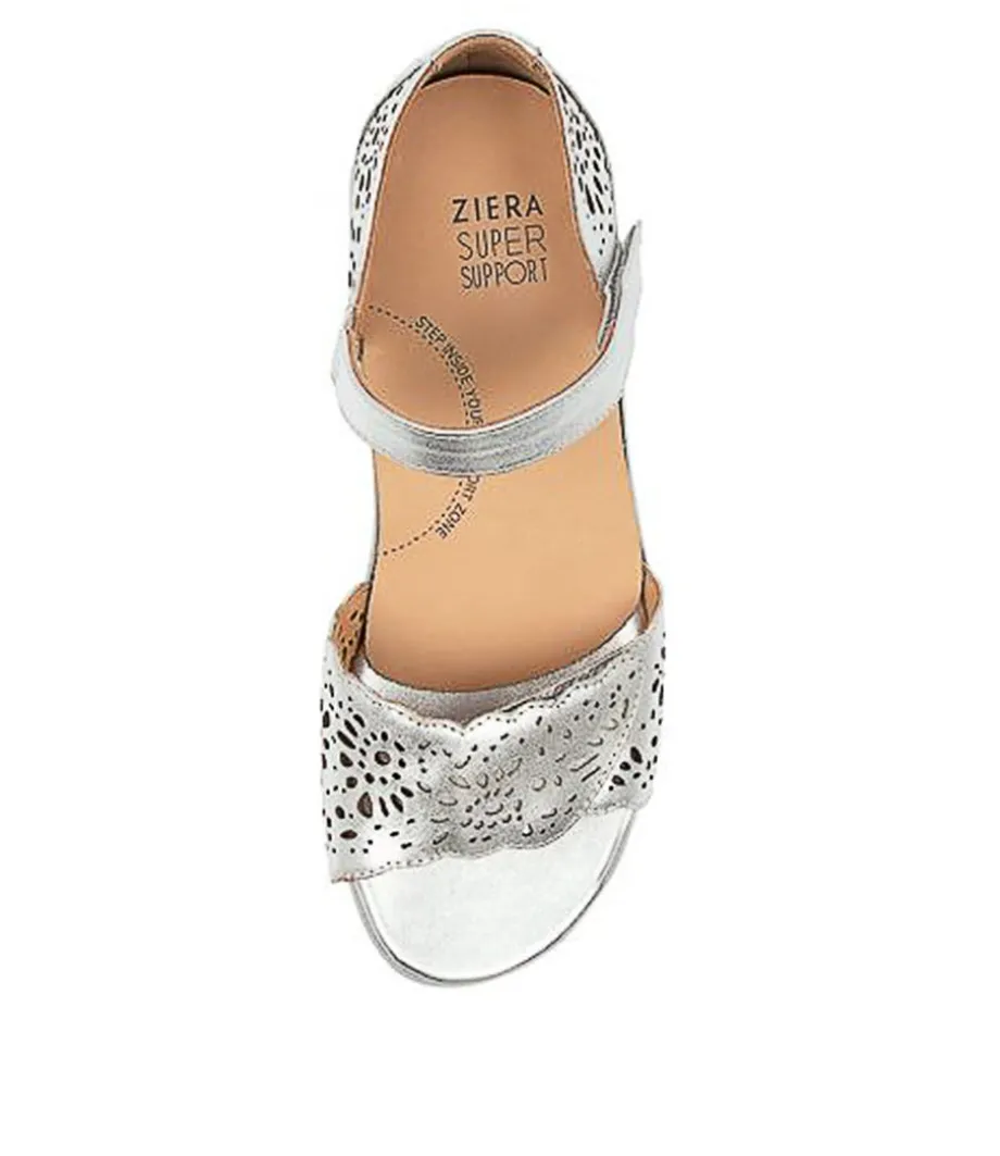 Dusty W Silver Leather