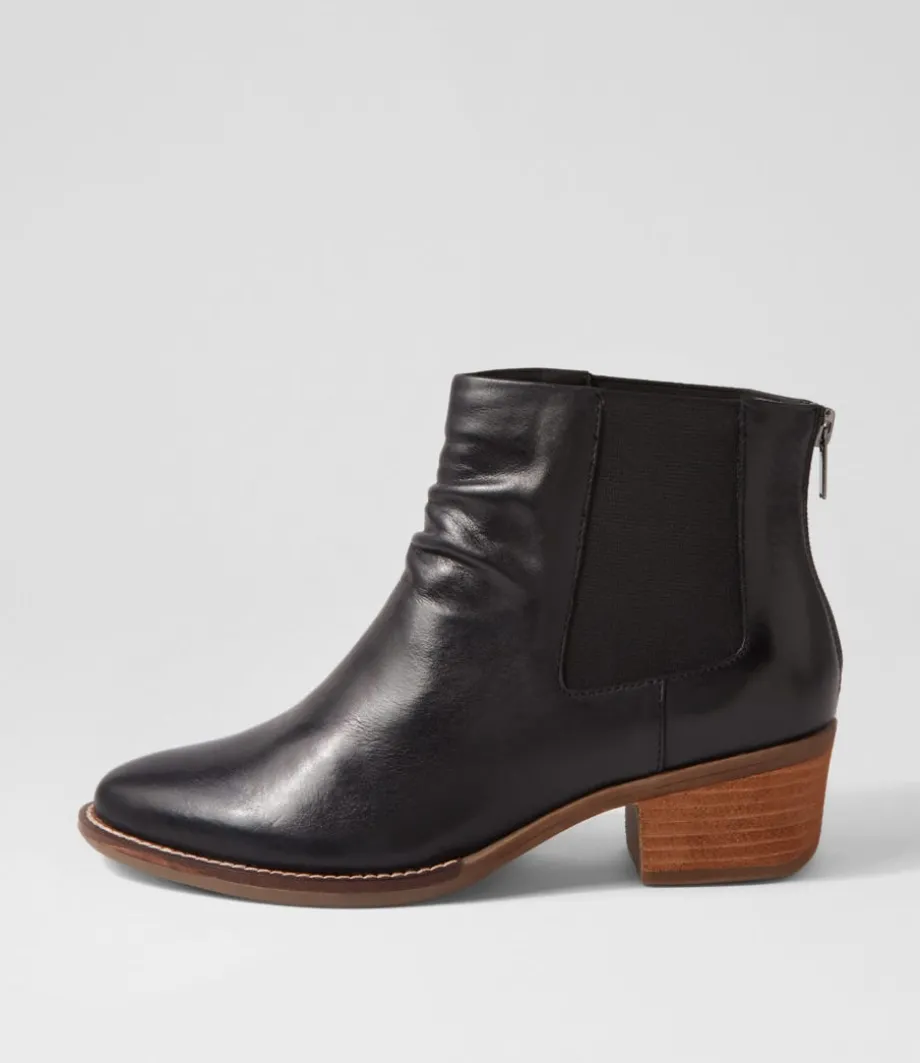 Eltham Xf Black Leather Chelsea Boots
