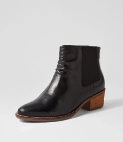 Eltham Xf Black Leather Chelsea Boots