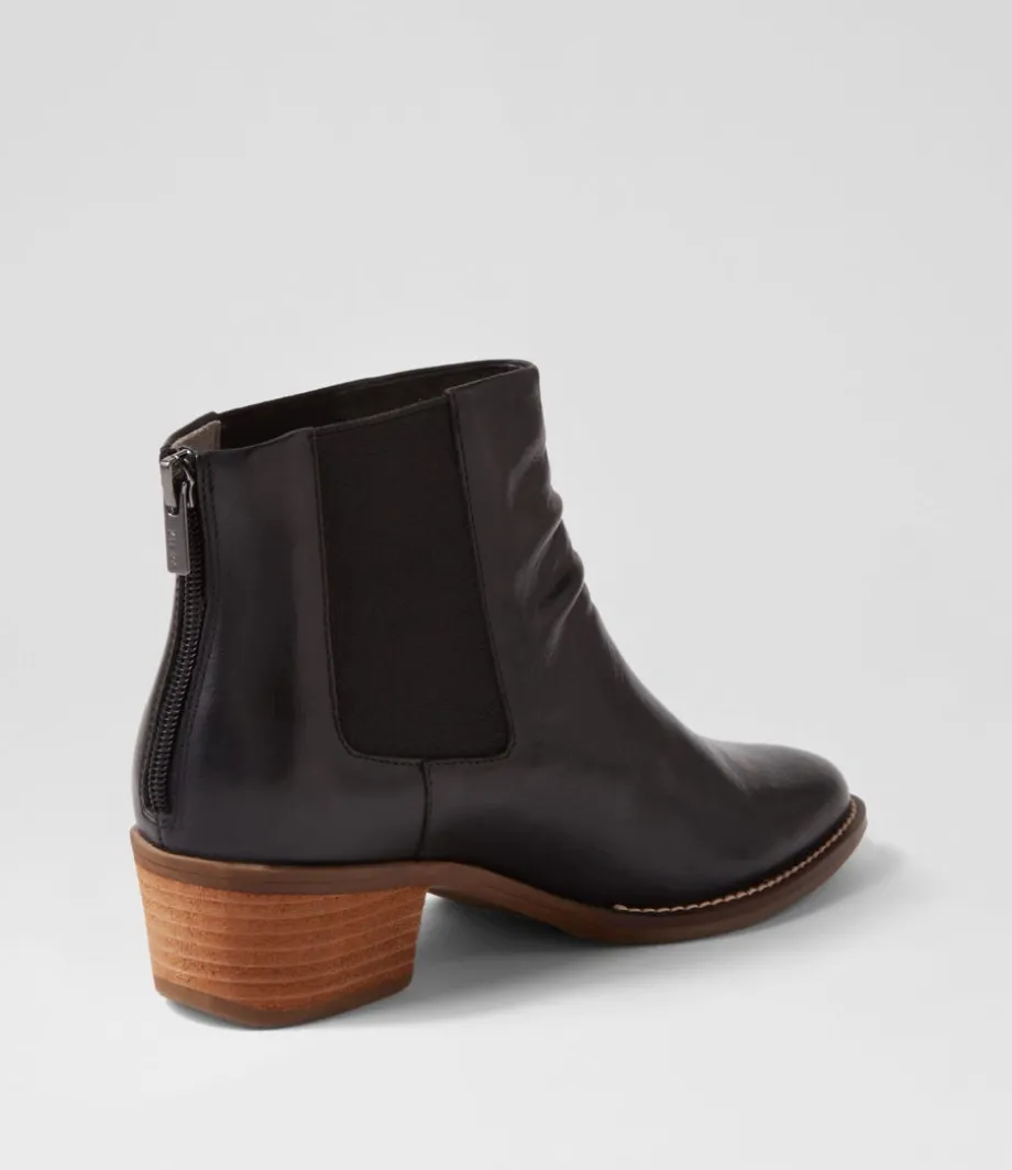Eltham Xf Black Leather Chelsea Boots