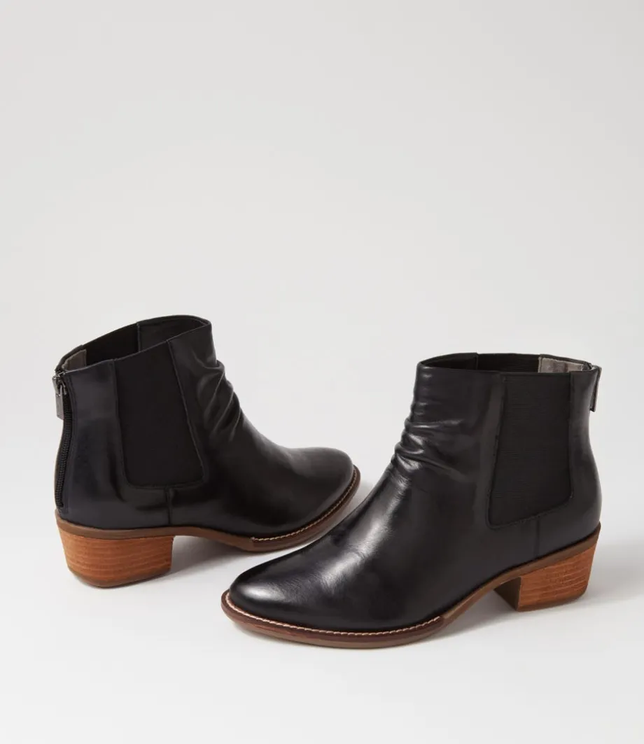 Eltham Xf Black Leather Chelsea Boots