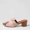 Enom Blush Leather Sandals