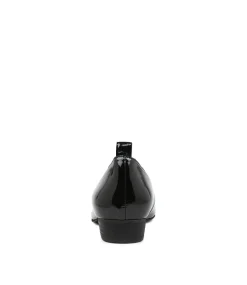 Esker Black Patent Leather Flat Shoes