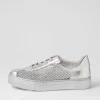 Fabia Silver Jewels Leather Sneakers