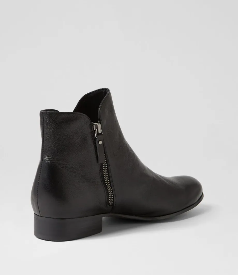 Fabian Black Leather