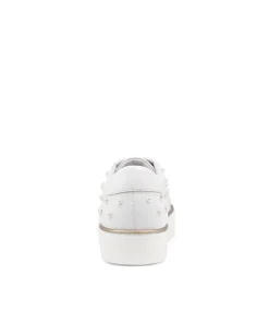 Faif White Leather Sneakers