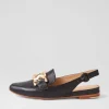 Favilla Black Leather Loafers