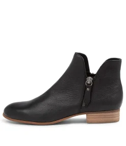Faye Dj Black Natural Heel Leather