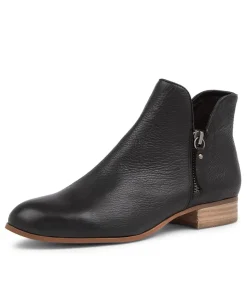 Faye Dj Black Natural Heel Leather