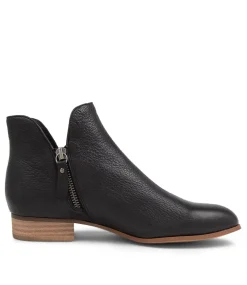 Faye Dj Black Natural Heel Leather