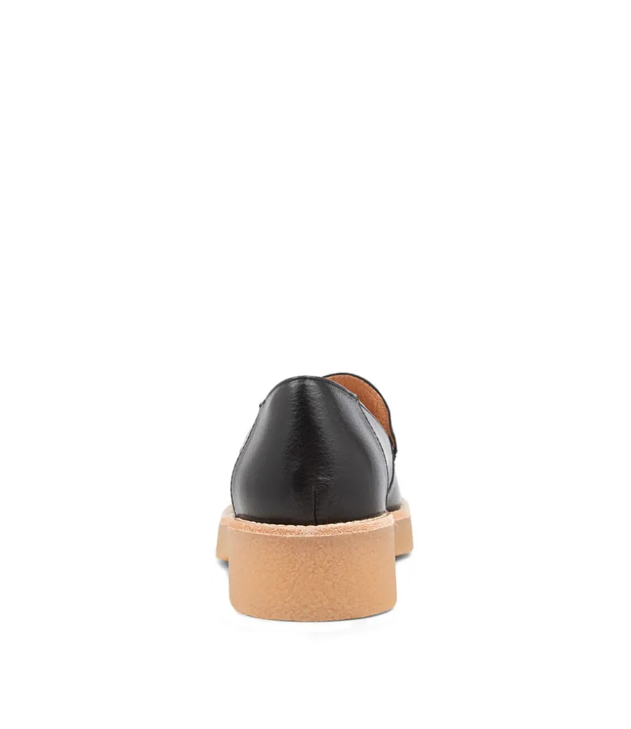 Feight Black Leather Loafers Nh