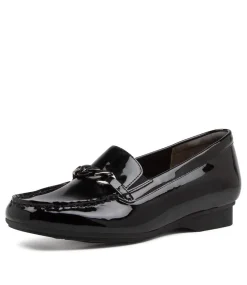 Fenders Xf Black Patent Leather Loafer