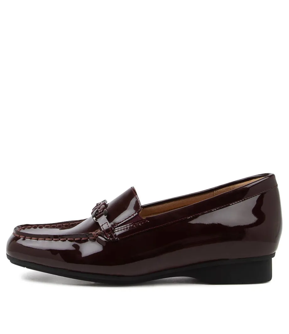Fenders Xf Bordeaux Patent Leather Loafer