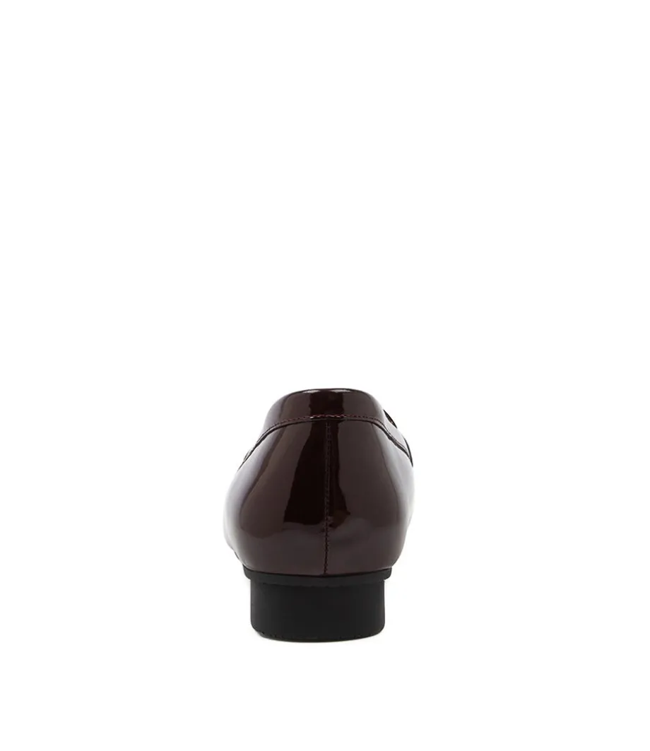 Fenders Xf Bordeaux Patent Leather Loafer